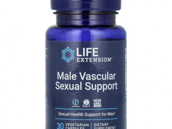 Life Extension, Поддержка сосудов и половой функции для мужчин, 30 вегетарианских капсул