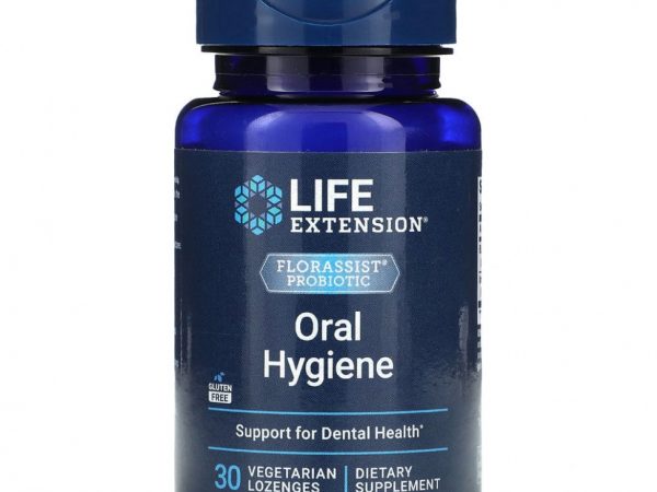Life Extension, FLORASSIST, для гигиены полости рта, 30 вегетарианских пастилок