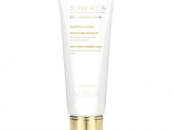 Missha, Super Aqua, Cell Renew Snail, ночная маска, 110 мл (3,7 жидк. унции)