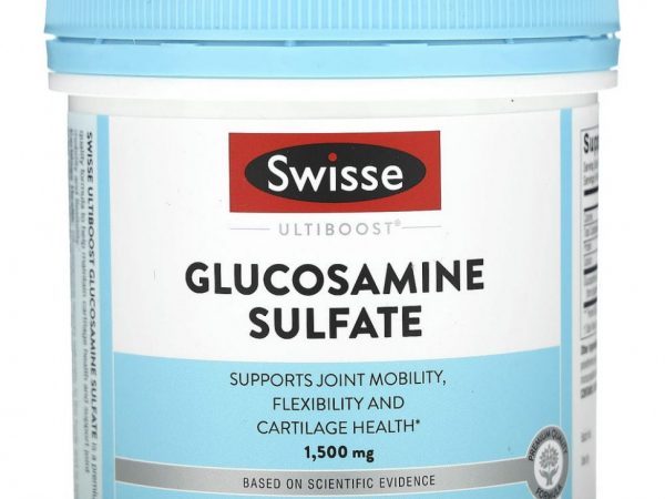 Swisse, Ultiboost, сульфат глюкозамина, 1500 мг, 180 таблеток