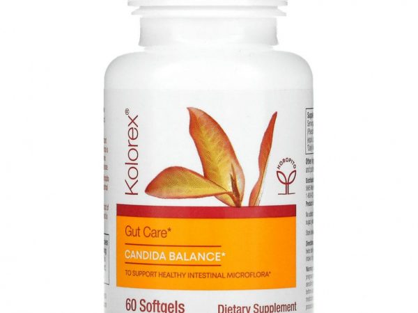 Kolorex, Advanced Candida Care, 60 мягких желатиновых капсул