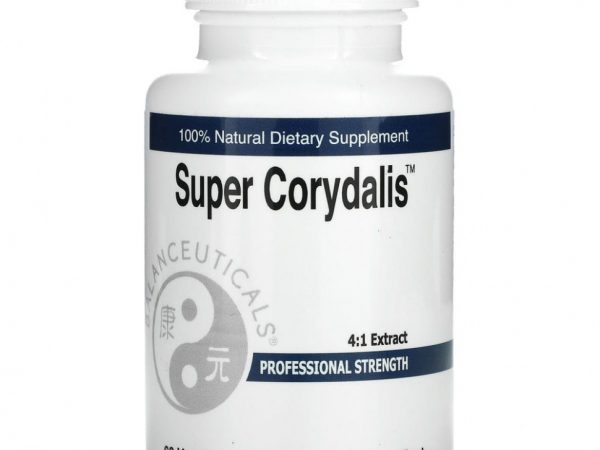 Balanceuticals, Super Corydalis, для профессионального применения, 500 мг, 60 вегетарианских капсул