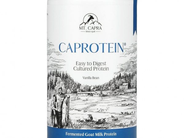 Mt. Capra, Caprotein, высококачественный протеин из козьего молока, ваниль, 1 ф. (453 г)