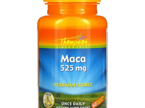Thompson, Мака, 525 мг, 60 вегетарианских капсул