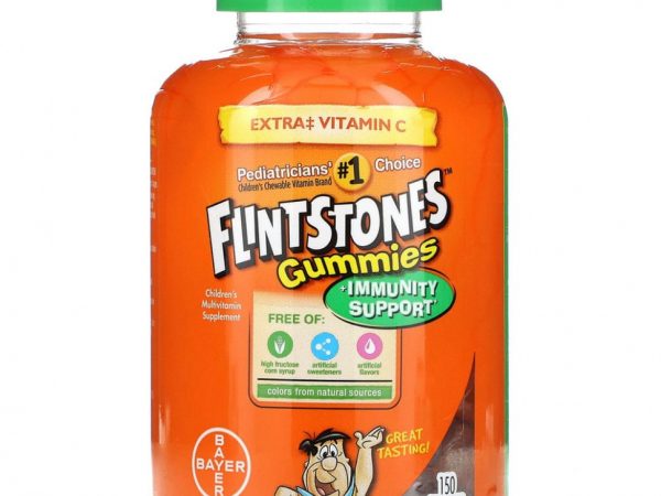 Flintstones, Gummies, мультивитаминная добавка для детей, 150 жевательных конфет