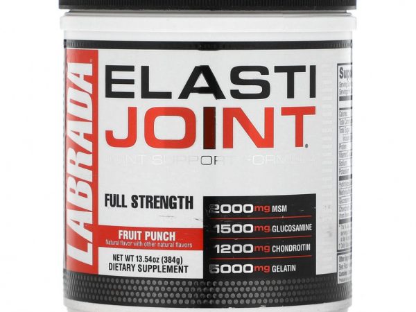 Labrada Nutrition, ElastiJoint, формула для поддержки суставов со вкусом фруктового пунша, 384 г (13,54 унции)
