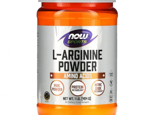 NOW Foods, Sports, L-Arginine Powder, 1 фунт (454 г)