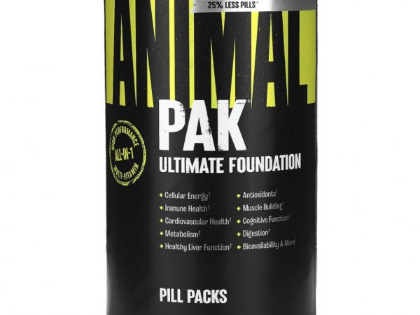 Animal, Animal PAK, идеальный базовый пакет для тренировок, 44 удобных пакетика с таблетками
