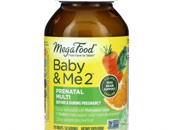 MegaFood, Baby & Me 2, 120 таблеток