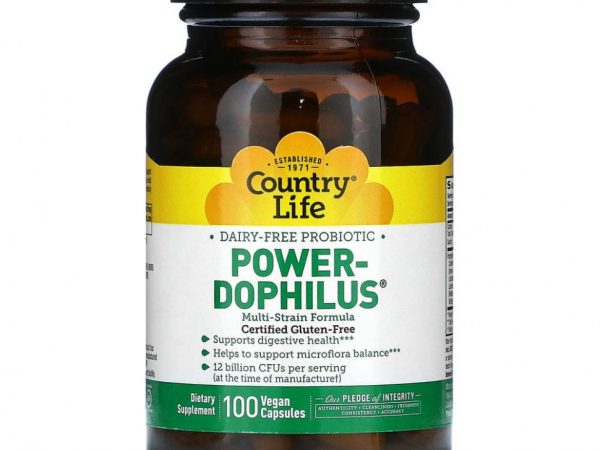 Country Life, Power-Dophilus`` 100 веганских капсул