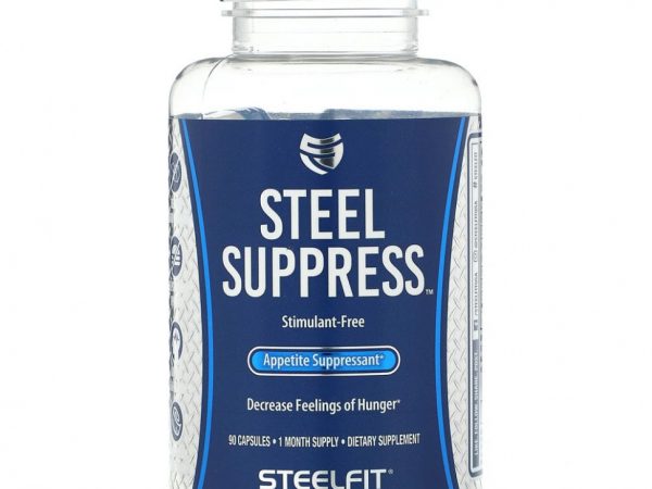 SteelFit, Steel Suppressant, средство для подавления аппетита, 90 капсул