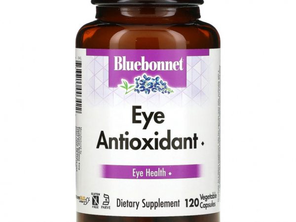 Bluebonnet Nutrition, Антиоксидант для глаз, 120 растительных капсул