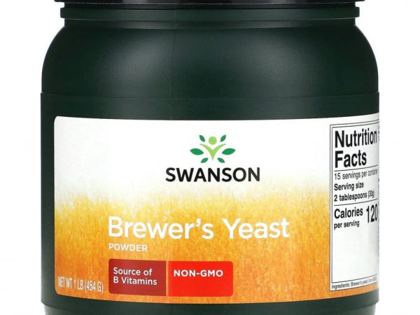 Swanson, Порошок пивных дрожжей, 454 г (1 фунт)