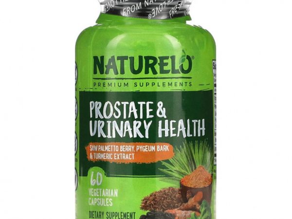 NATURELO, Здоровье простаты и мочевыводящих путей, 60 вегетарианских капсул