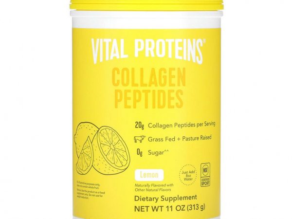 Vital Proteins, Коллагеновые пептиды, лимон, 313 г (11 унций)