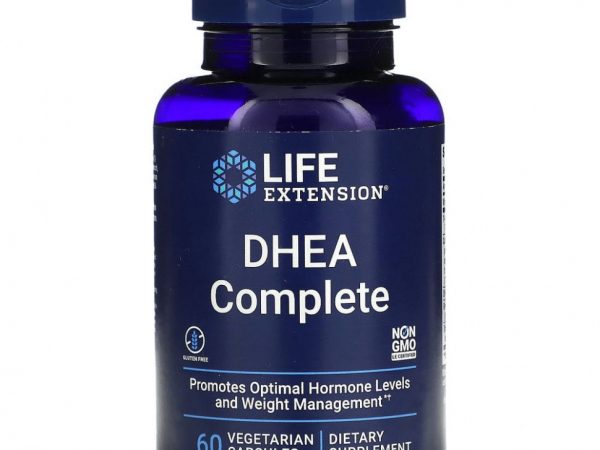 Life Extension, DHEA Complete, 60 вегетарианских капсул