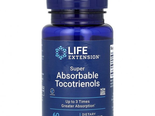 Life Extension, суперабсорбируемые токотриенолы, 60 капсул