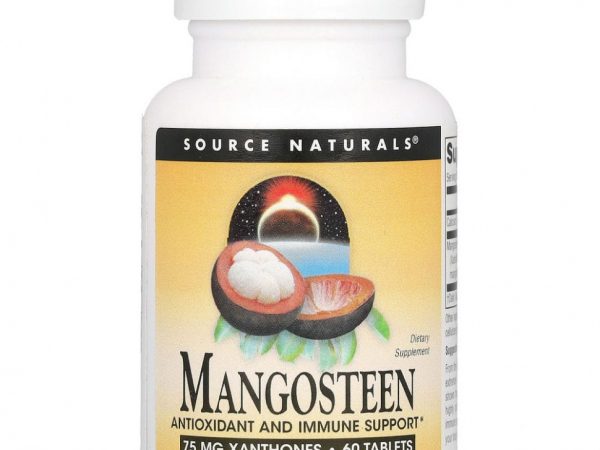 Source Naturals, Мангустан, 187,5 мг, 60 таблеток