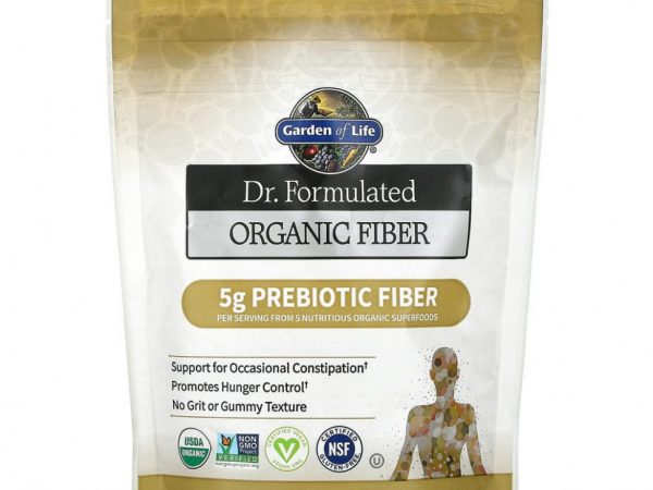 Garden of Life, Органическая клетчатка Dr. Formulated, без цвета, без вкуса, 192 г (6,8 унций)