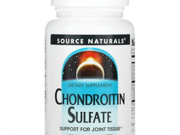Source Naturals, Chondroitin Sulfate, 400 мг, 60 таблеток