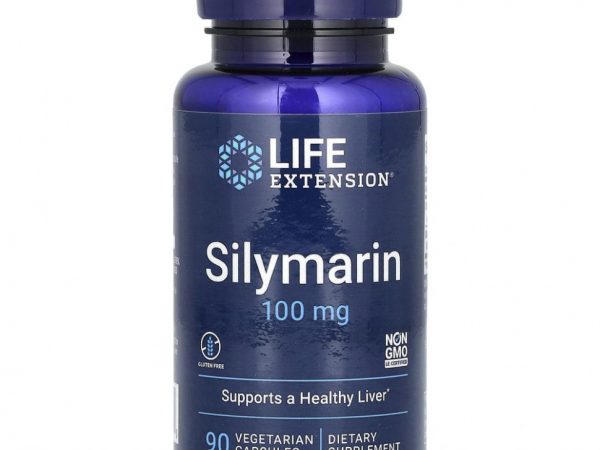 Life Extension, Силимарин, 100 мг, 90 вегетарианских капсул