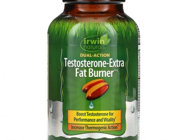 Irwin Naturals, Testosterone-Extra Fat Burner, 60 мягких таблеток