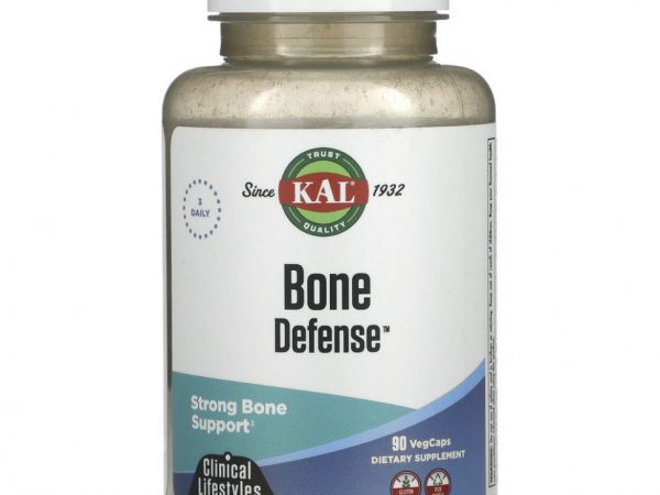 KAL, Bone Defense, защита костей, 90 вегетарианских капсул