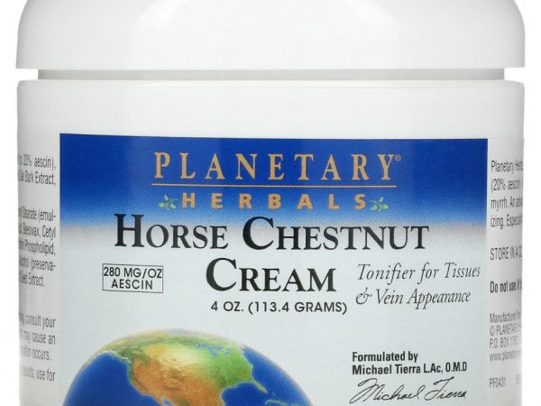 Planetary Herbals, крем с конским каштаном, 113,4 г (4 унции)