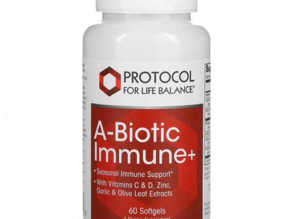 Protocol for Life Balance, A-Biotic Immune +, 60 мягких таблеток
