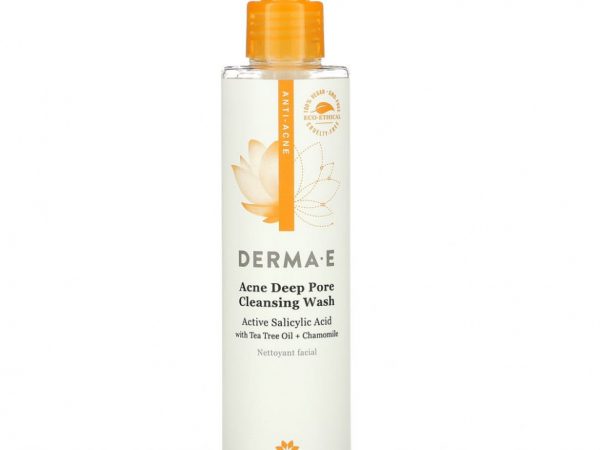 Derma E, средство для умывания против угрей для глубокого очищения пор, 175 мл (6 жидк. унций)