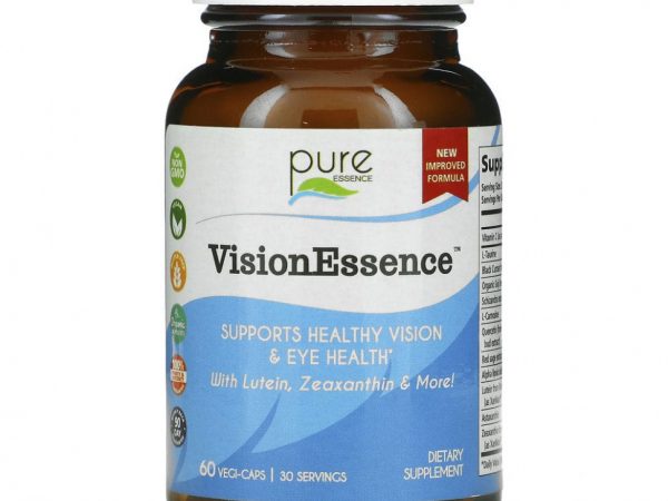 Pure Essence, VisionEssence, 60 растительных капсул