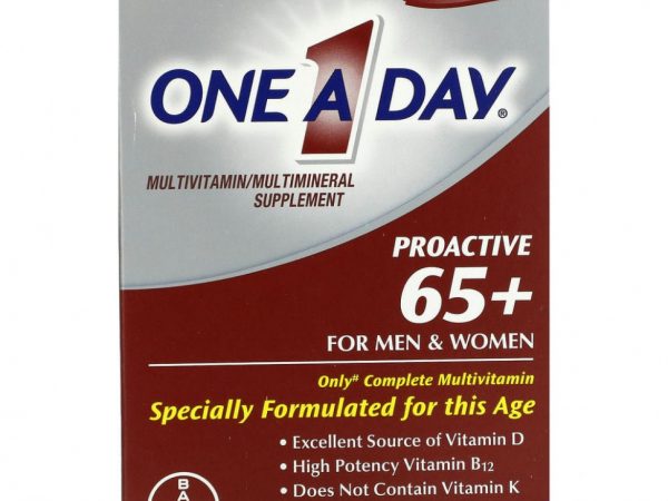 One-A-Day, Proactive 65+, мультивитаминная / мультиминеральная добавка, для мужчин и женщин, 150 таблеток