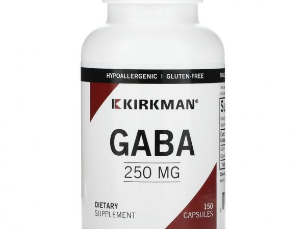 Kirkman Labs, ГАМК, 250 мг, 150 капсул