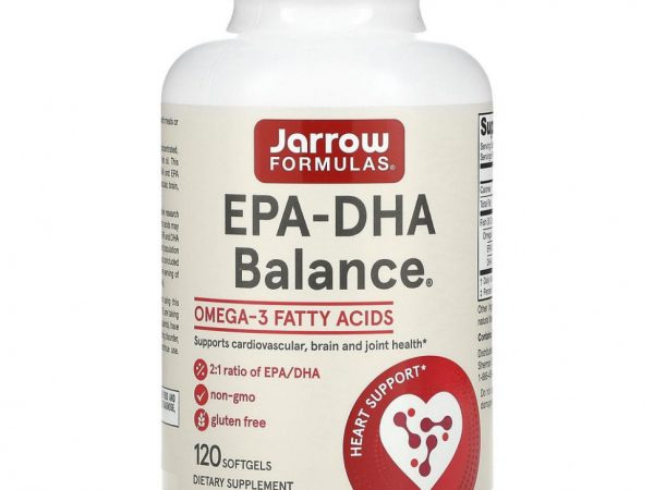 Jarrow Formulas, ЭПК-ДГК баланс, 120 капсул
