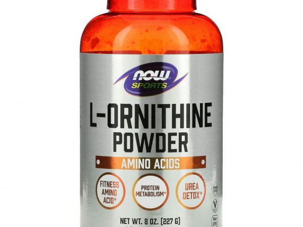 NOW Foods, Sports, L-орнитин в виде порошка, 227 г (8 унций)