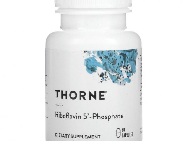 Thorne Research, Рибофлавин 5' фосфат, 60 капсул