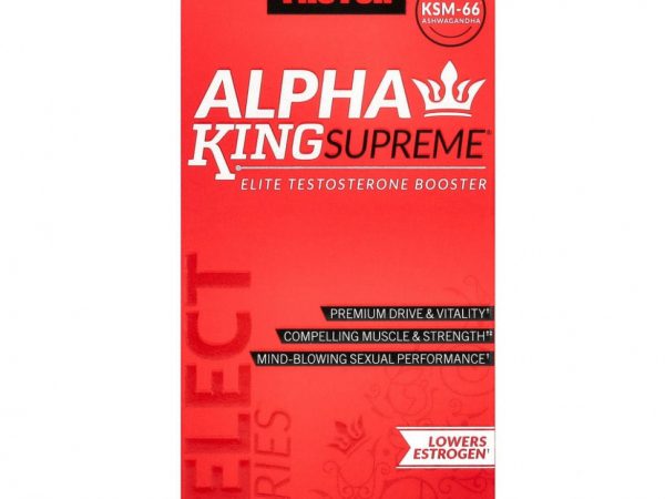 Force Factor, Alpha King Supreme, элитный бустер тестостерона, 45 таблеток