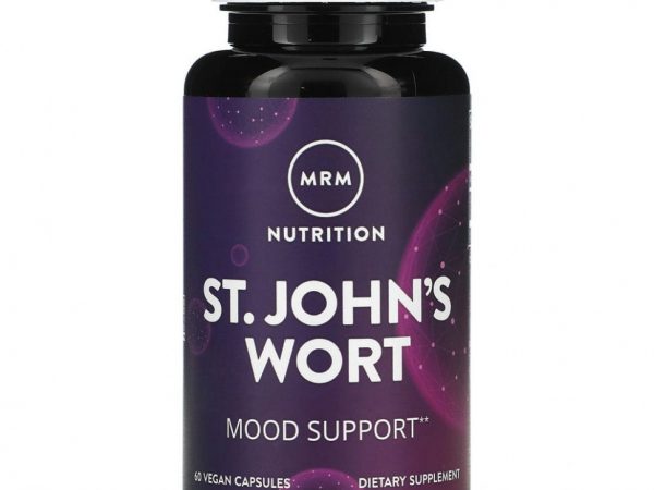 MRM, Nutrition, зверобой, 60 веганских капсул