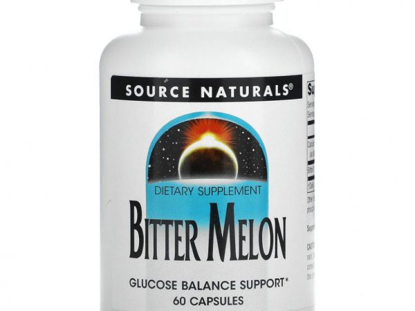 Source Naturals, Китайская горькая тыква, 60 капсул