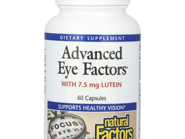 Natural Factors, Advanced Eye Factors, 60 капсул