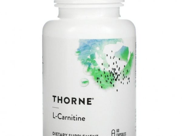 Thorne Research, L-карнитин, 60 капсул