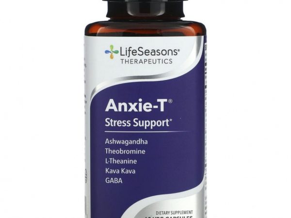 LifeSeasons, Антистрессовое средство Anxie-T, 60 вегетарианских капсул