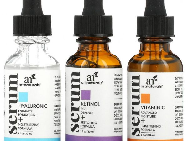 Artnaturals, Набор из трех сывороток, 3 сыворотки, 29,5 мл (1 жидк. унция) каждая