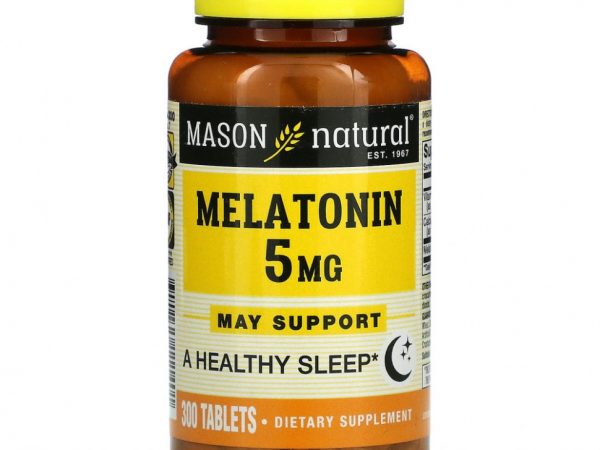 Mason Natural, Мелатонин, 5 мг, 300 таблеток