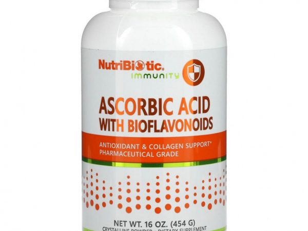 NutriBiotic, Immunity, аскорбиновая кислота с биофлавоноидами, 454 г (16 унций)