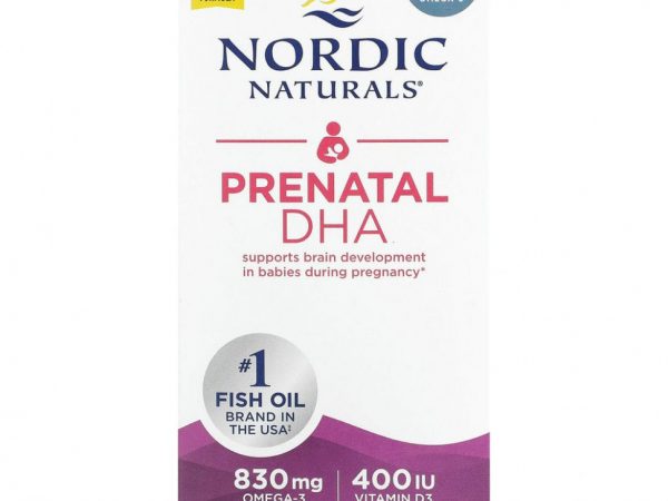 Nordic Naturals, Prenatal DHA, пренатальная ДГК, без добавок, 180 капсул