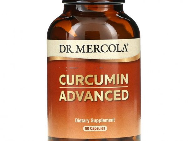 Dr. Mercola, Усовершенствованная формула куркумина, 90 капсул