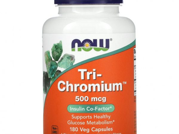 NOW Foods, Tri-Chromium, 500 мкг, 180 капсул