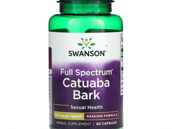 Swanson, Full Spectrum, кора катуабы, 465 мг, 60 капсул