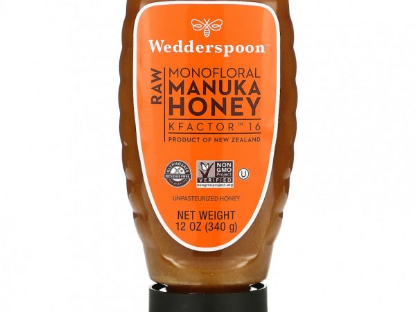 Wedderspoon, Raw Manuka Honey, KFactor 16, 12 oz (340 g)